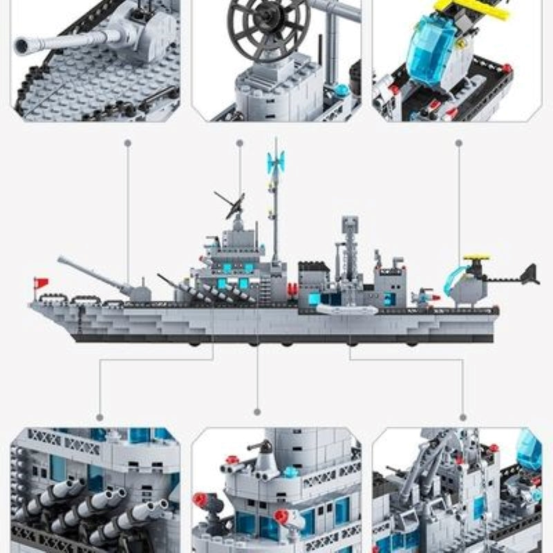 bloc de construction Warship naval