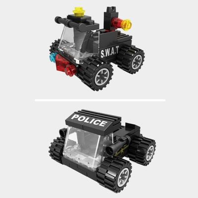 SWATVehicle™ | Jeu de construction véhicules blindés de Police spécialisés