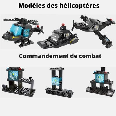 SWATVehicle™ | Jeu de construction véhicules blindés de Police spécialisés